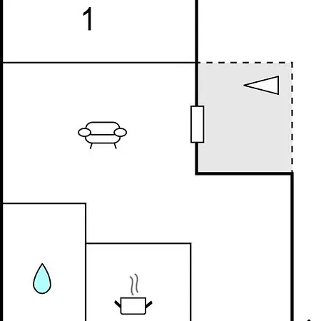 Wunderschönes 1-zimmer-apartment In Ferienhaus *